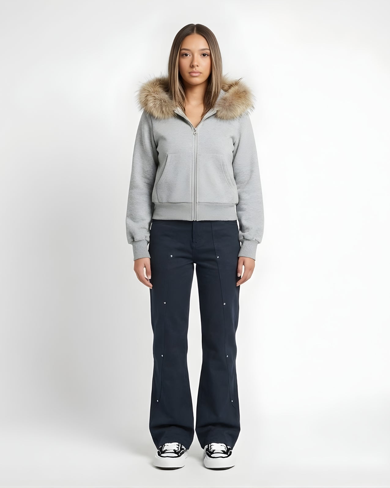 Frost Halo Zip Hoodie