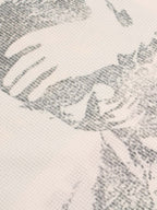 Camiseta de manga larga retro "Retrato clásico"