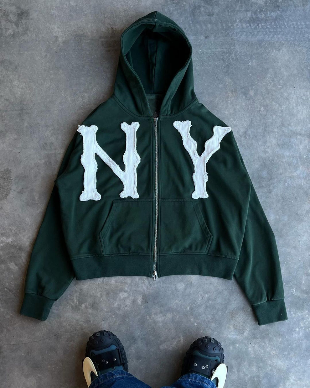 Sudadera con capucha NY Zip-up