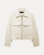 Cropped Wool Jacket