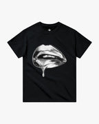 Camiseta «Beso plateado»