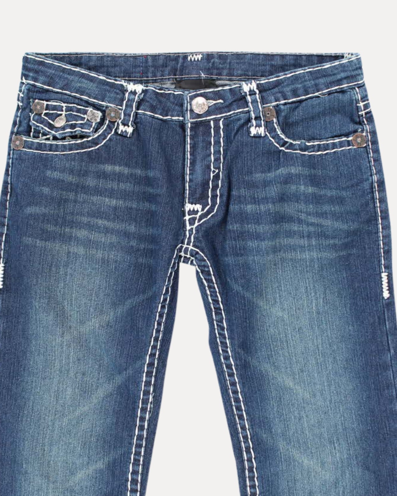 Heritage Stitch Straight Jeans