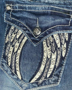 Midnight Wing Straight Jeans