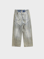 DCRB Baggy Denim Jeans - Gris claro