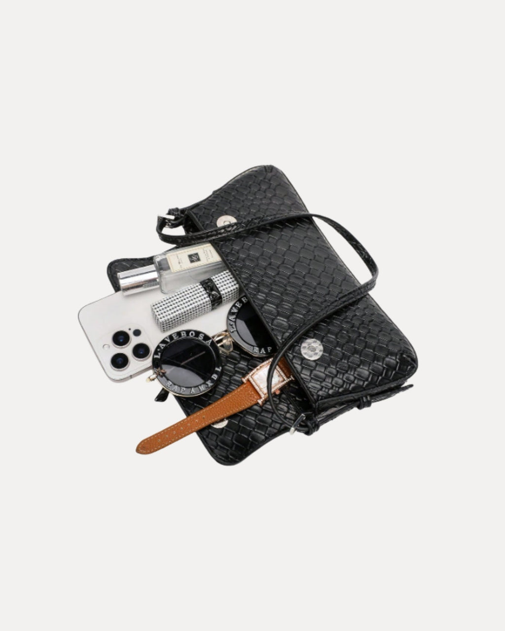 Slim Flap Shoulder Bag