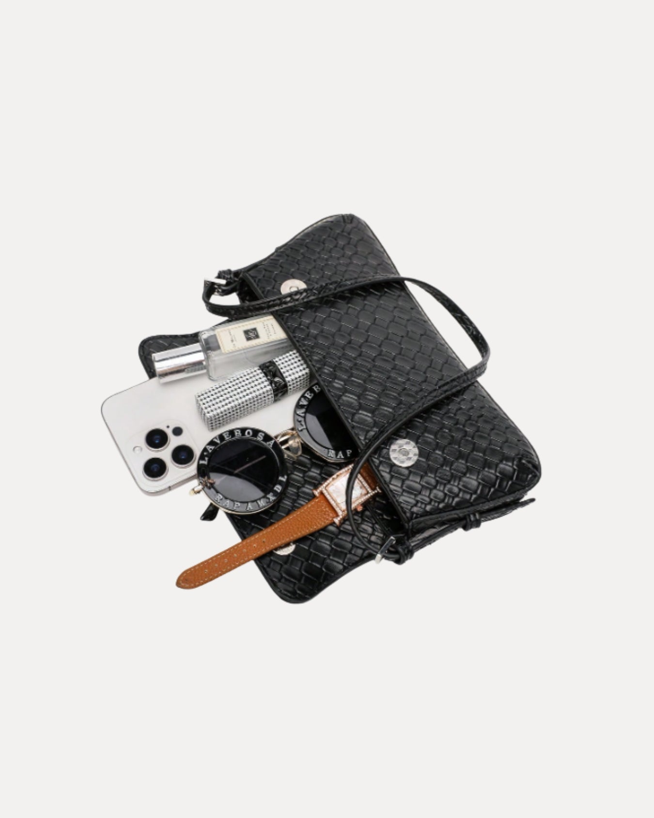 Slim Flap Shoulder Bag