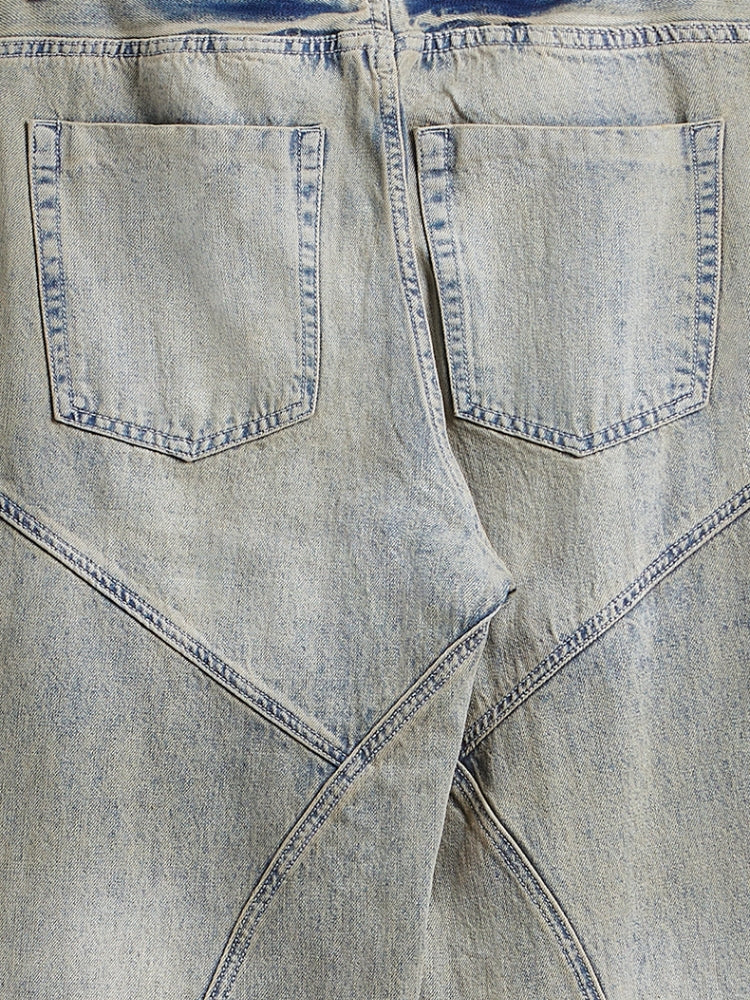 DCRB Baggy Denim Jeans - Gris claro