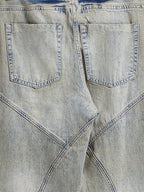 DCRB Baggy Denim Jeans - Gris claro