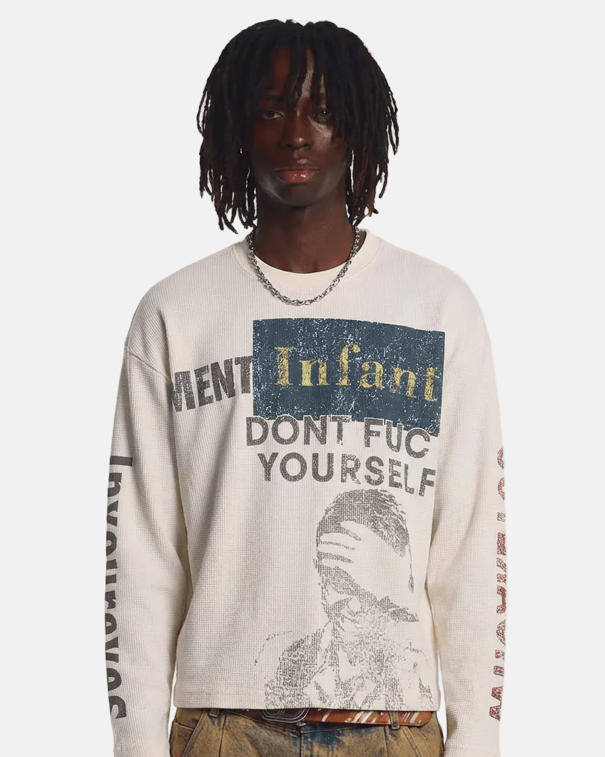 Camiseta de manga larga retro "Retrato clásico"