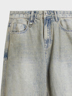 DCRB Baggy Denim Jeans - Gris claro