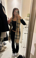Checked Scarf