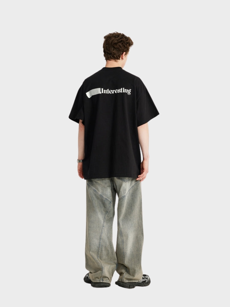 DCRB Baggy Denim Jeans - Gris claro