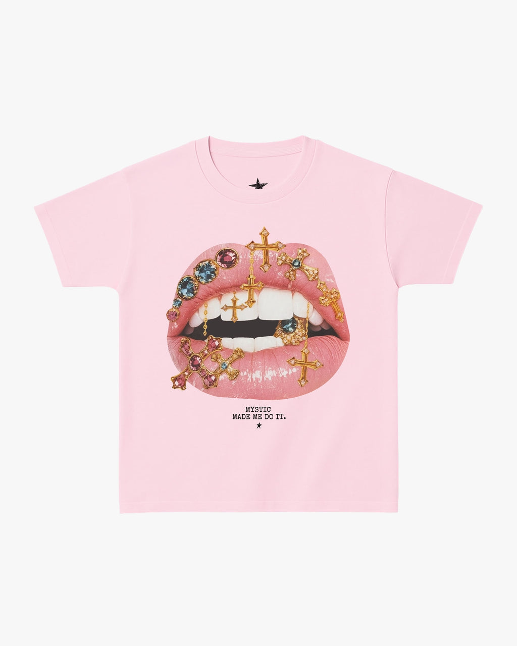 Camiseta "Besos de piedras preciosas"