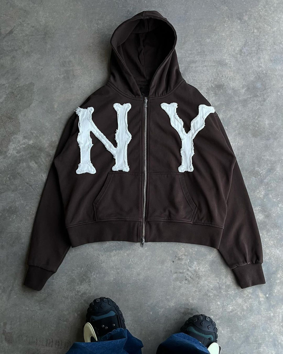 Sudadera con capucha NY Zip-up
