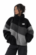 City Fleece Jacke Schwarz