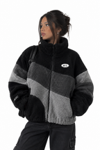 City Fleece Jacke Schwarz
