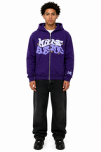 Sudadera con capucha y cremallera "Graph"