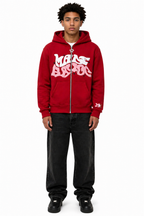Sudadera con capucha y cremallera "Graph"
