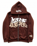 Sudadera con capucha y cremallera "Graph"