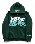 Sudadera con capucha y cremallera "Graph"