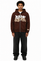 Sudadera con capucha y cremallera "Graph"