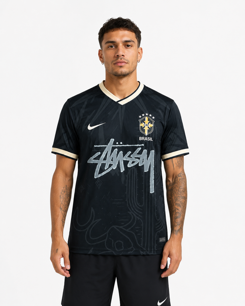 Brazil Trikot Schwarz