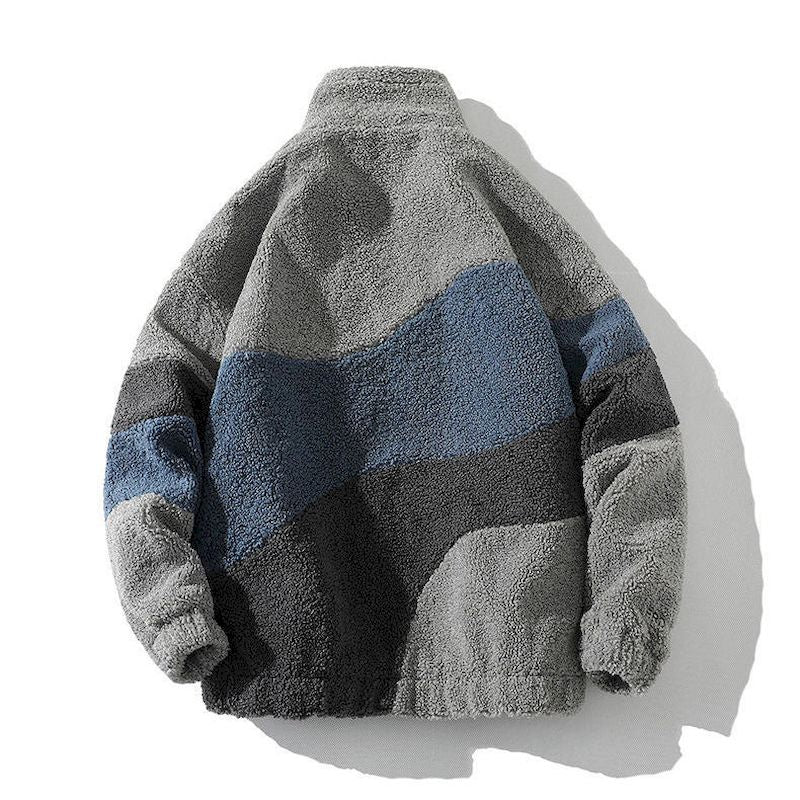 City Fleece Jacke grau