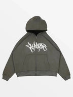 Sudadera con capucha y cremallera "Signa"