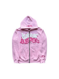 Sudadera con capucha y cremallera "Graph"