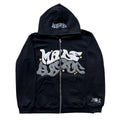 Sudadera con capucha y cremallera "Graph"
