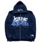 Sudadera con capucha y cremallera "Graph"