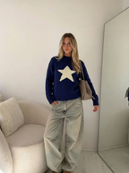 Pull en Maille Star Knit — Pull Knit Streetwear Y2K ShineAndGlory