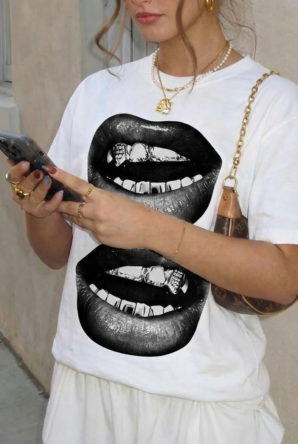 Camiseta "Doble Beso"