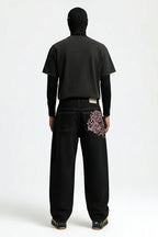 Jean japonais imprimé - y2k streetwear