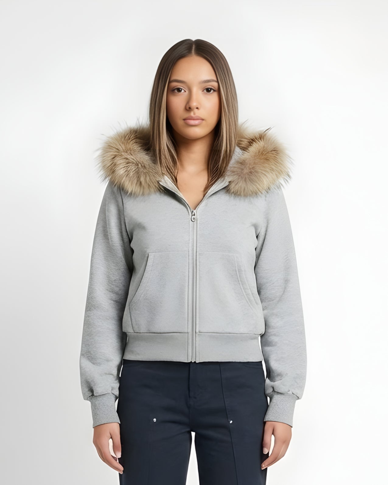 Frost Halo Zip Hoodie
