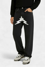 Printed jeans - y2k streetwear